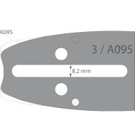 Vodící lišta 18".325 1,3mm 72 čl. K095