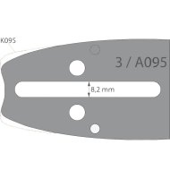 Endurance Cut vodící lišta 18"/45cm, .325, 1,3 mm 72 čl.